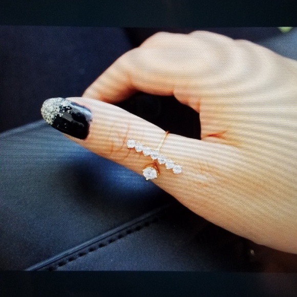 CZ Trendy Plated ring - Picture 3 of 6